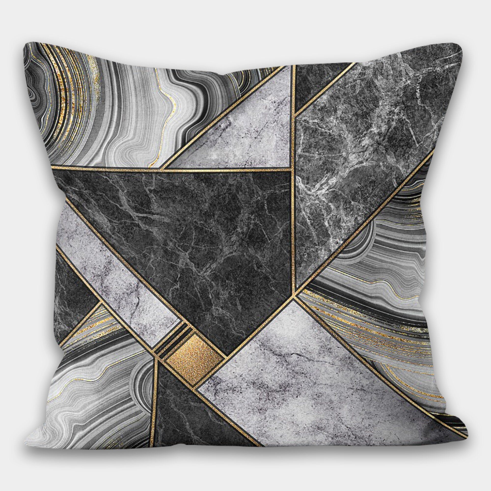 Marble Pillowcase, Minimalist Pillow Cover, Marble Cushion Cover, Abstract Art Pillows, Decorative Pillow, Modern Art Pillowcase