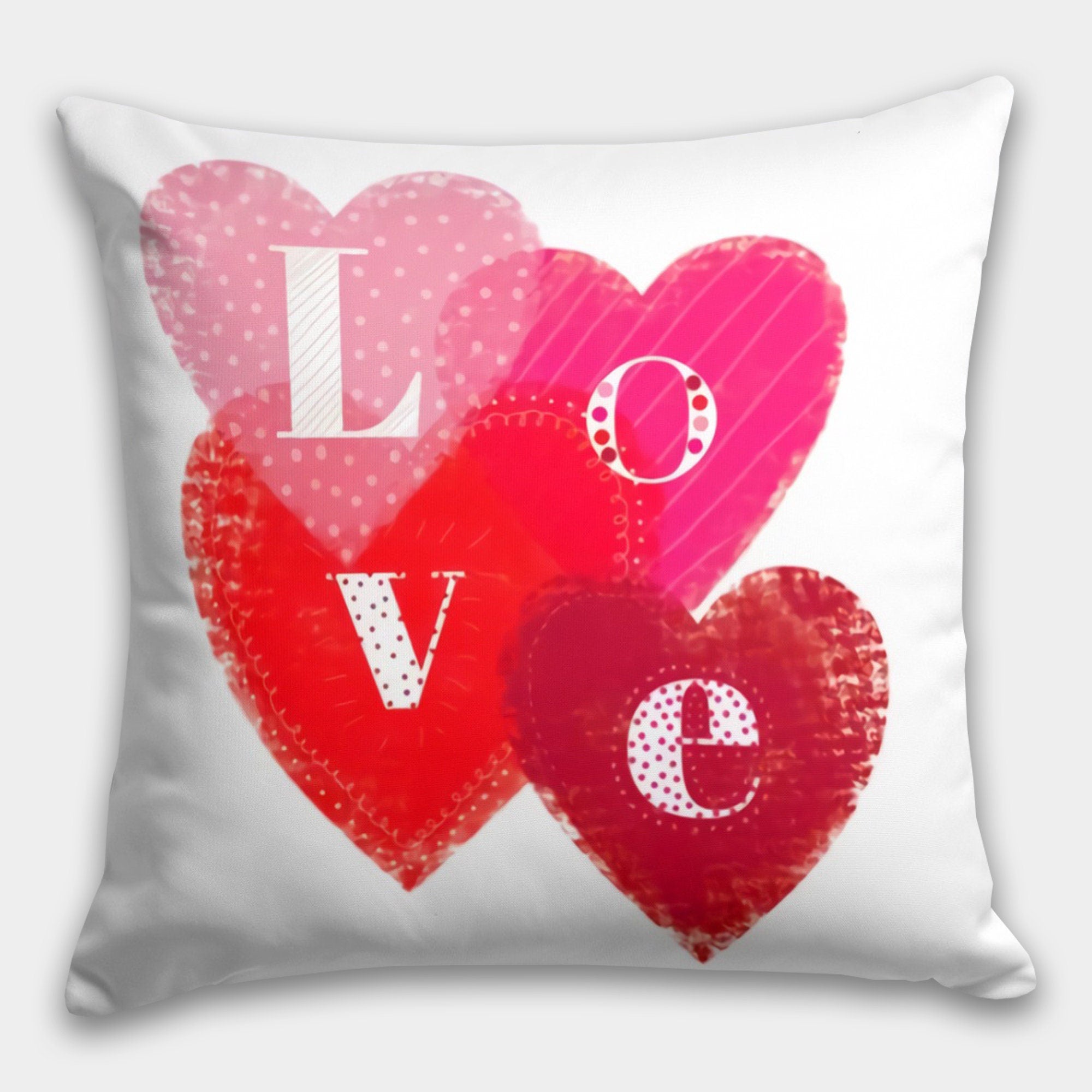 Valentine's Day Throw Pillows, Valentine's Day Pillowcase, Red Heart Pillow, Love Bicycle Decor, Wedding Gift, Valentine's Pillow Cover