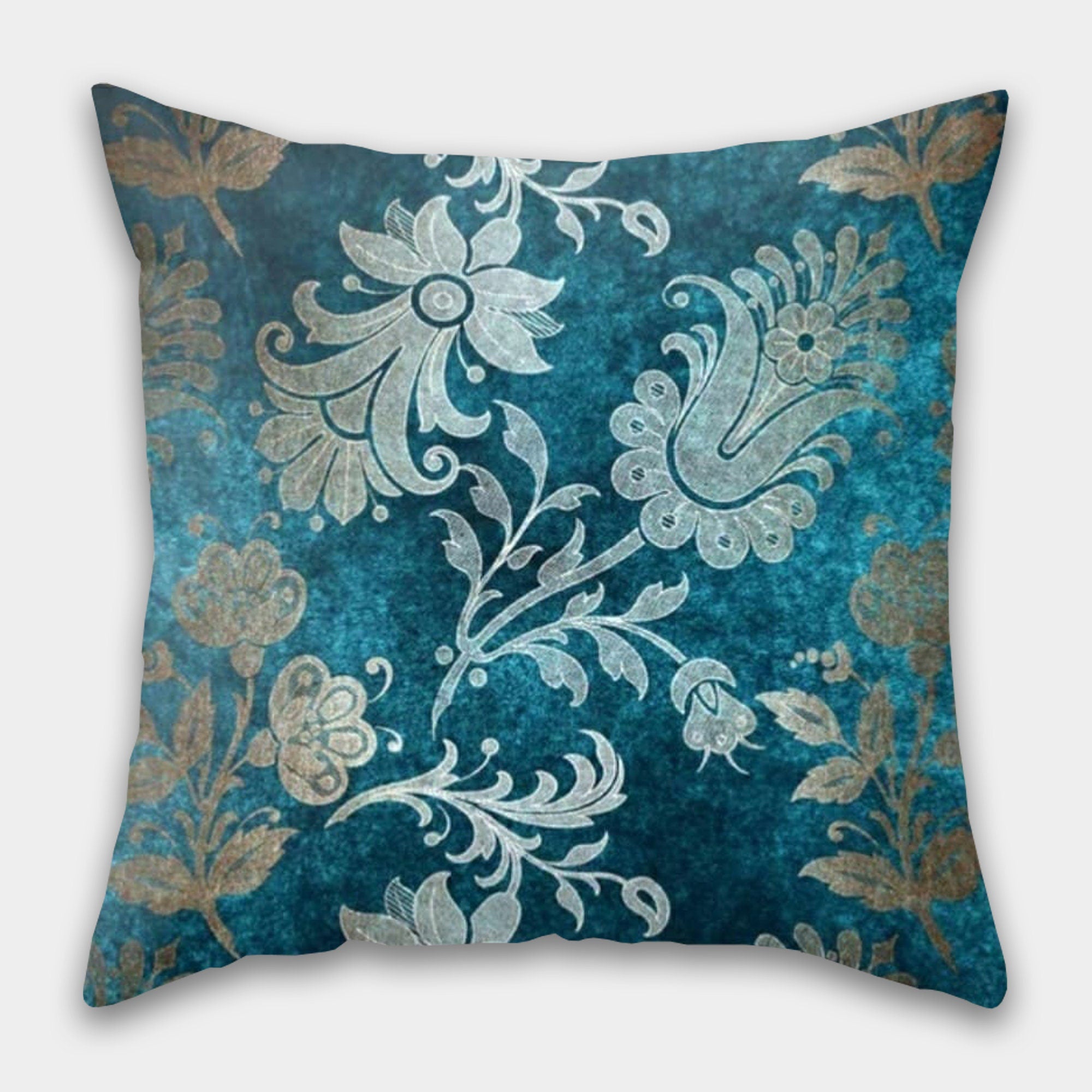 Floral Abstract Pillow Covers, Floral Digital Printed Pillow Cover, Floral Abstract Cushion Cover, Flowers Cushion Covers, Floral Pillowcase