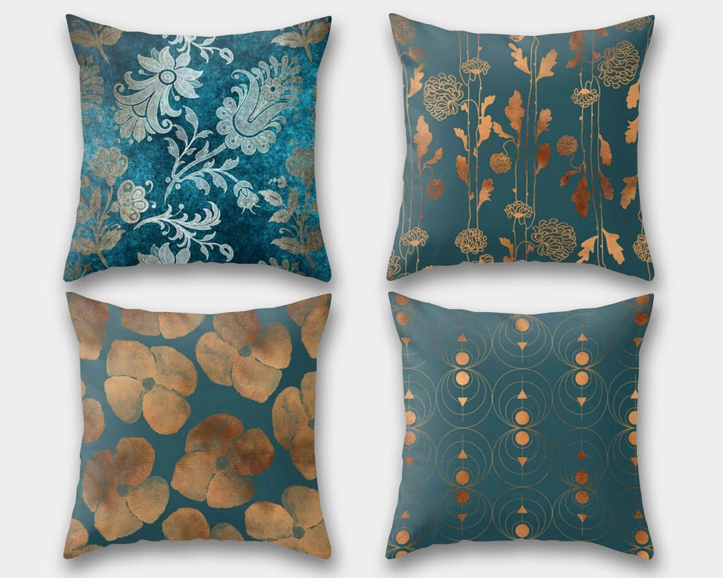 Floral Abstract Pillow Covers, Floral Digital Printed Pillow Cover, Floral Abstract Cushion Cover, Flowers Cushion Covers, Floral Pillowcase