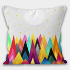 Geometric Abstract Pillow Case, Boho Abstract Pillow Case, Colourful Abstract Art Pillows, Geometric Cushion Cover, Decorative Pillow Covers