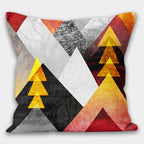 Geometric Abstract Pillow Case, Boho Abstract Pillow Case, Colourful Abstract Art Pillows, Geometric Cushion Cover, Decorative Pillow Covers