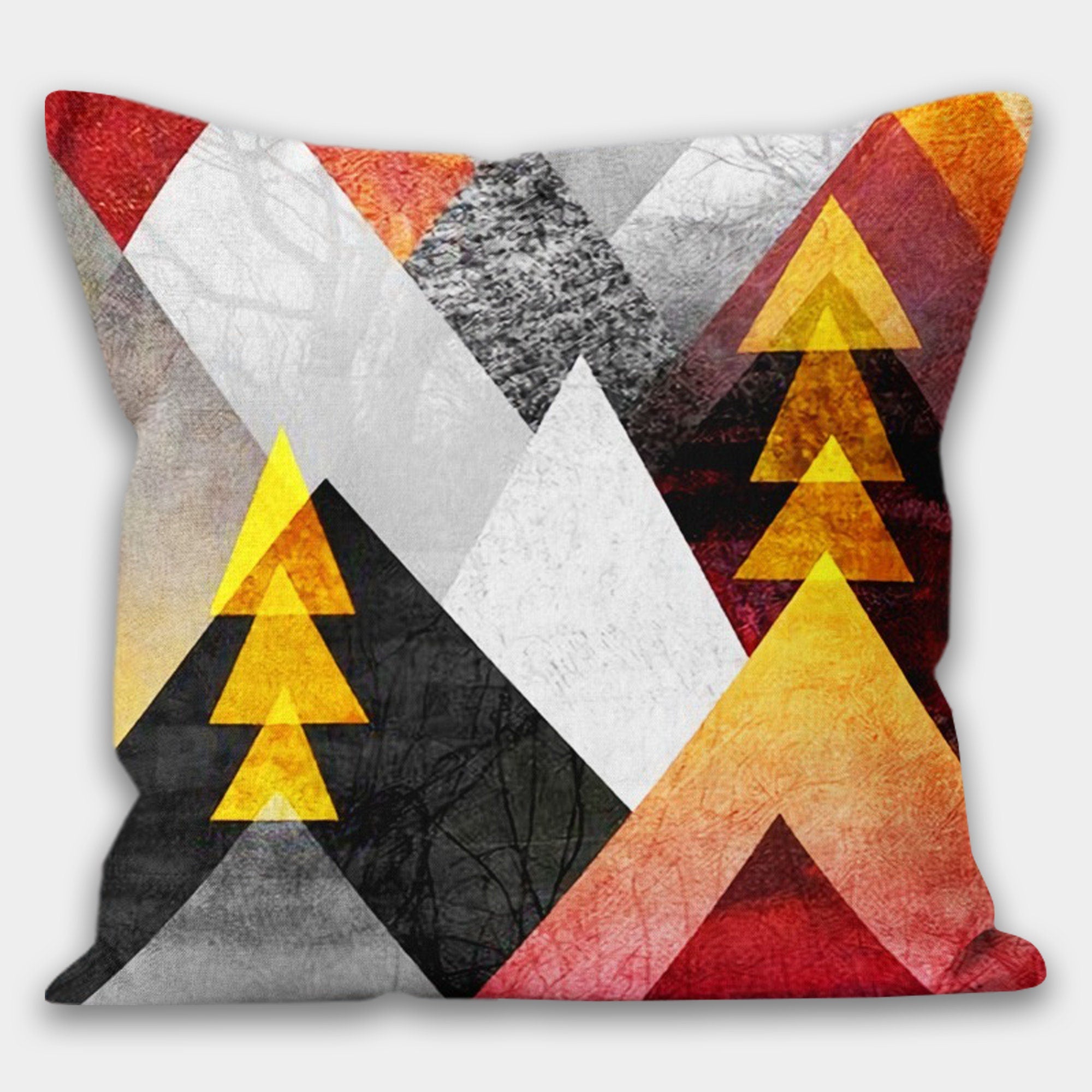 Geometric Abstract Pillow Case, Boho Abstract Pillow Case, Colourful Abstract Art Pillows, Geometric Cushion Cover, Decorative Pillow Covers