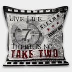 Cinema Pillowcase, Cinema Cushion Cover, Movie Night Pillow Cover, Modern Pillow, Movie Home Decor, Movie Hollywood Throw Pillow Case