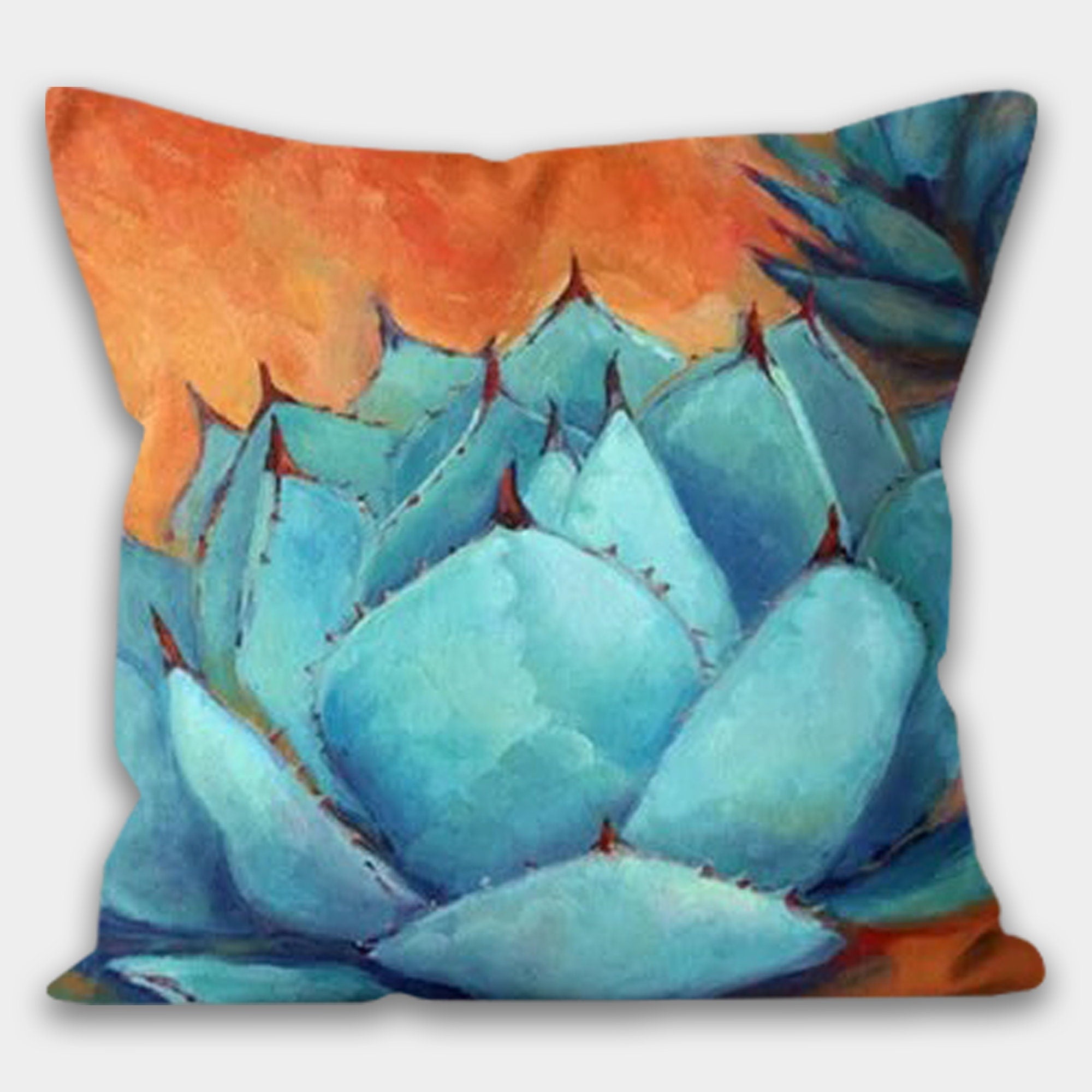 Succulent Flower Pillow Cover, Succulent Pillow, Cactus Pillow Case, Floral Pillow Cover, Plant Pillow, Succulent Cushioncal