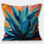 Succulent Flower Pillow Cover, Succulent Pillow, Cactus Pillow Case, Floral Pillow Cover, Plant Pillow, Succulent Cushioncal