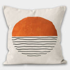 Mid Century Modern Pillow Cover, Retro Abstract Pillow Case, 70s Retro Cushion Cover, Abstract Decorative Pillow Covers