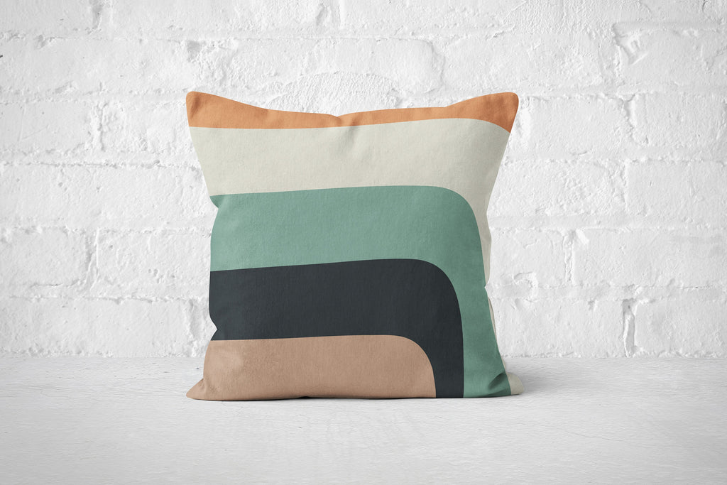 Abstract Pillow Cover, Geometric Pillow Cover, Boho Abstract Throw Pillow Case, Modern Art Pillows, Minimalist Cushion Cover