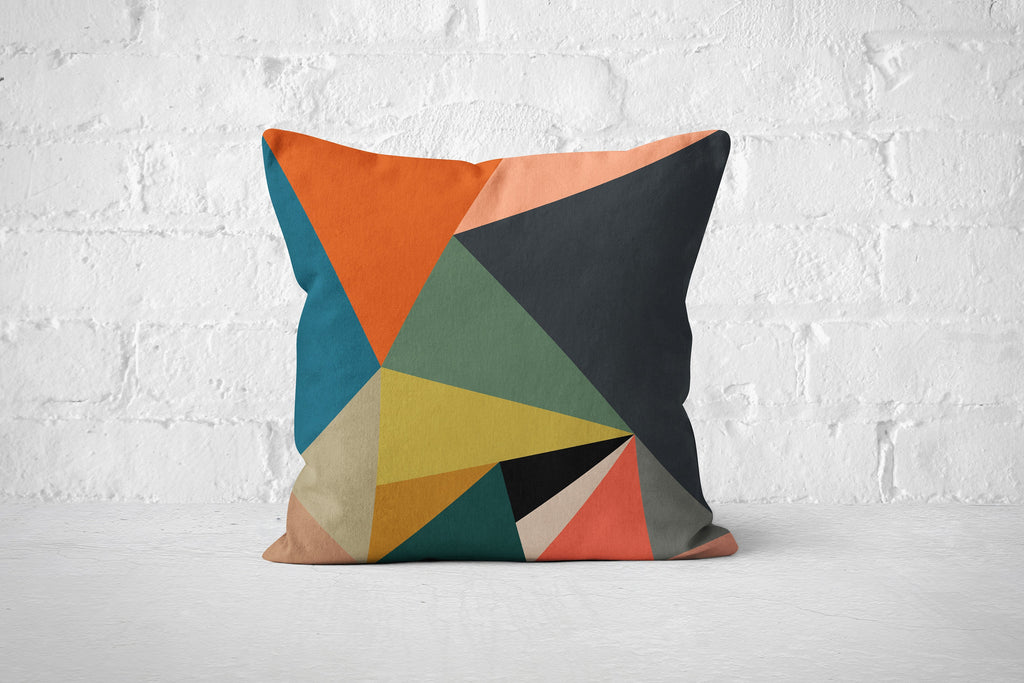 Abstract Pillow Cover, Geometric Pillow Cover, Boho Abstract Throw Pillow Case, Modern Art Pillows, Minimalist Cushion Cover