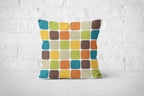 Retro Pillow Cover, Boho Abstract Pillow Cover, Mid Century Abstract Cushion Cover, Geometric Pillow Cover, 70's Cushion Cover