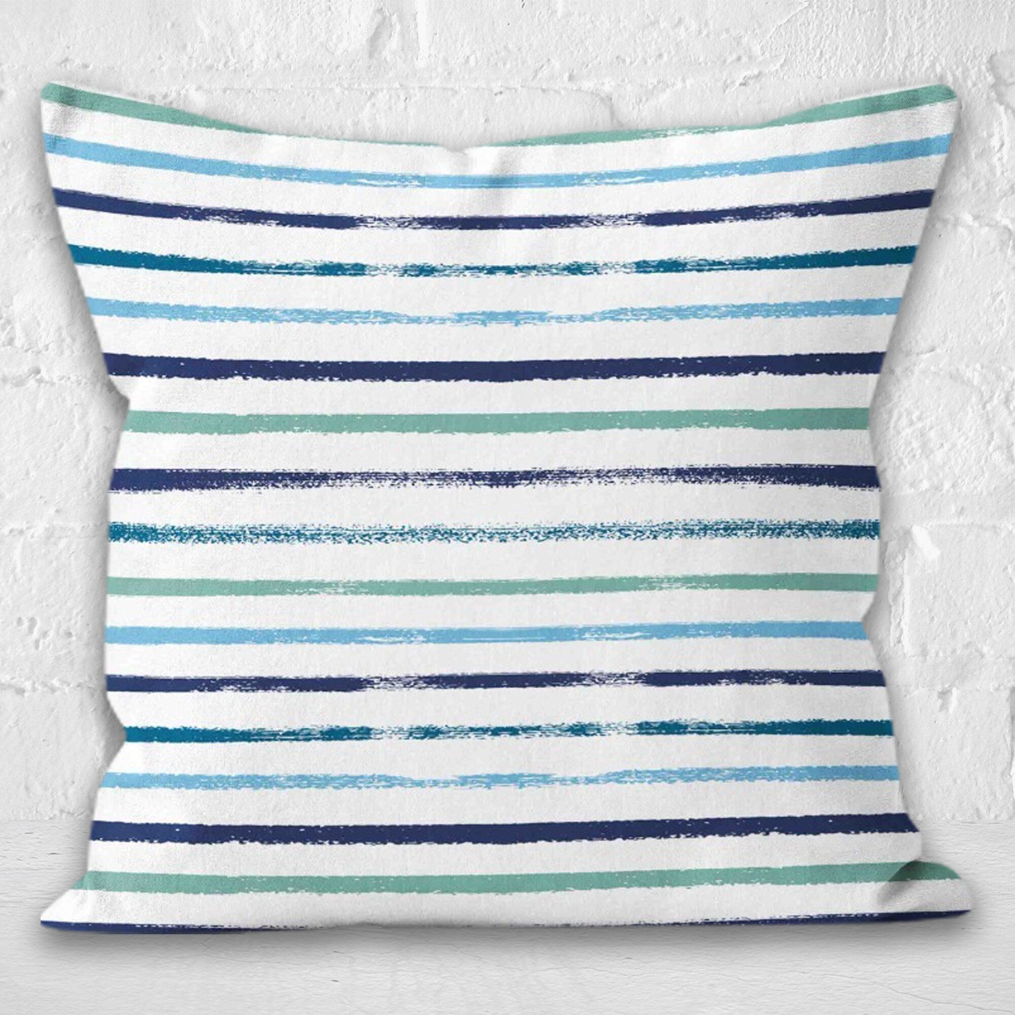 Coastal Pillow Cover, Sea Life Decorative Pillow, Nautical Pillow Cover, Blue Star Fish Pillow, Marin Pillowcase, Nautical Cushion