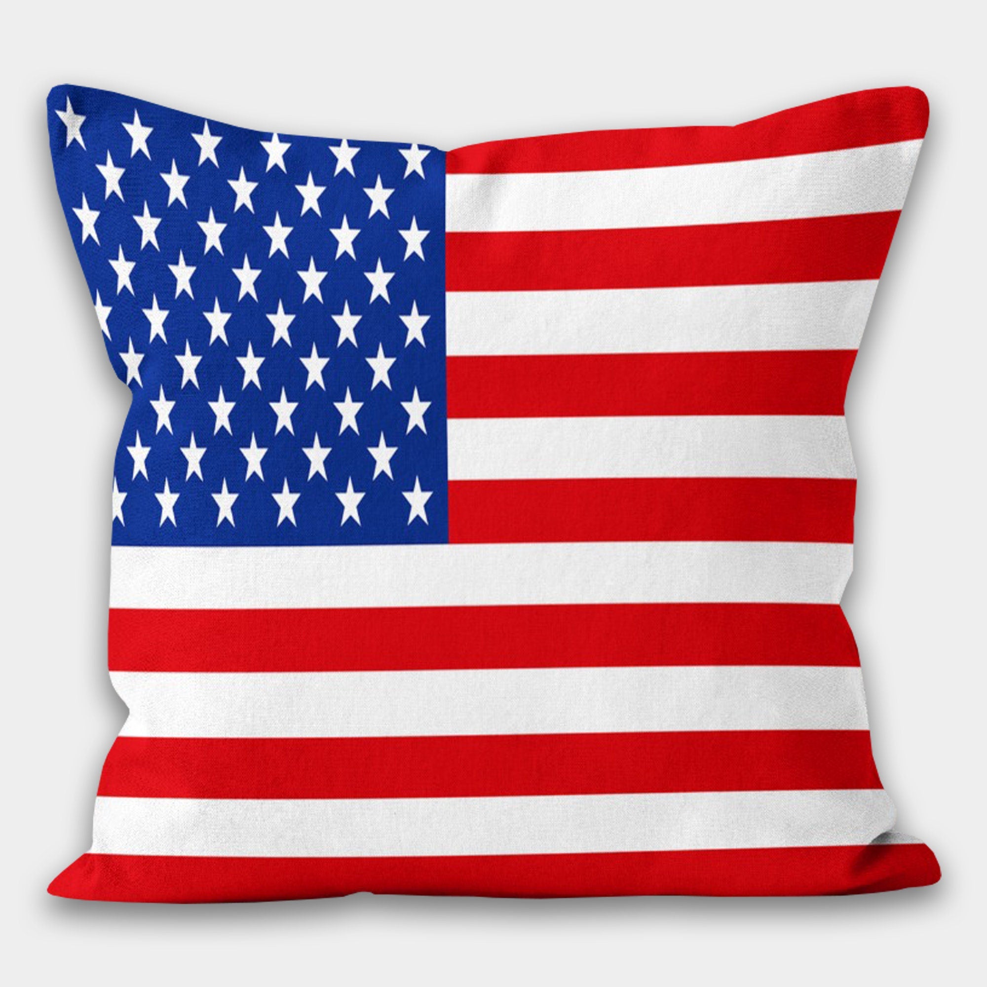 USA Flag Throw Pillowcase, Patriotic Pillow, Independence Day Pillow, American Flag Throw Pillow Cover, 4th of July Pillow Cover