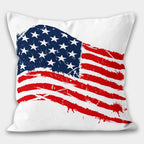 USA Flag Throw Pillowcase, Patriotic Pillow, Independence Day Pillow, American Flag Throw Pillow Cover, 4th of July Pillow Cover