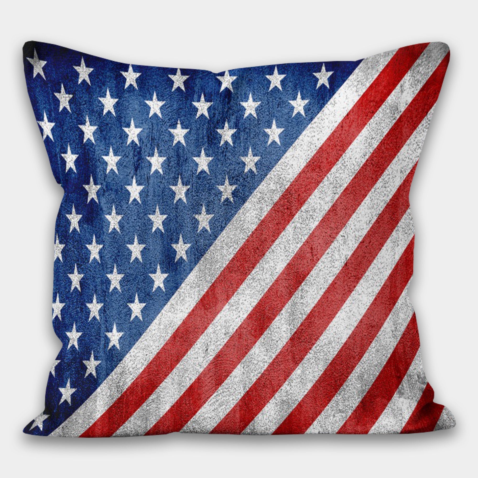 USA Flag Throw Pillowcase, Patriotic Pillow, Independence Day Pillow, American Flag Throw Pillow Cover, 4th of July Pillow Cover