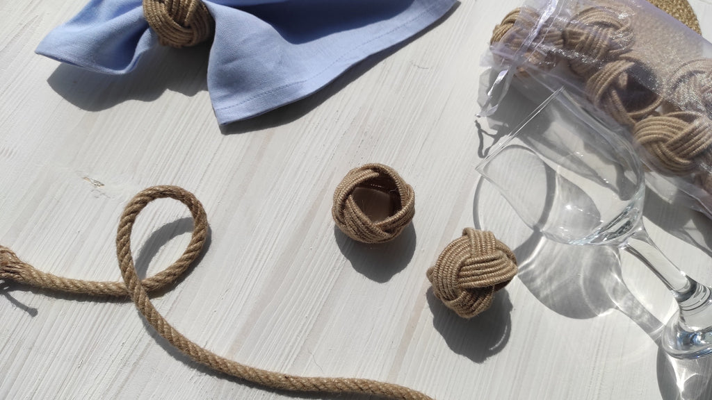 Jute Napkin Ring, Rustic Napkin Rings, Farmhouse Handmade Napkin Ring, Wedding Table Decor, Kitchen Table Decor, Farmhouse Table Decor