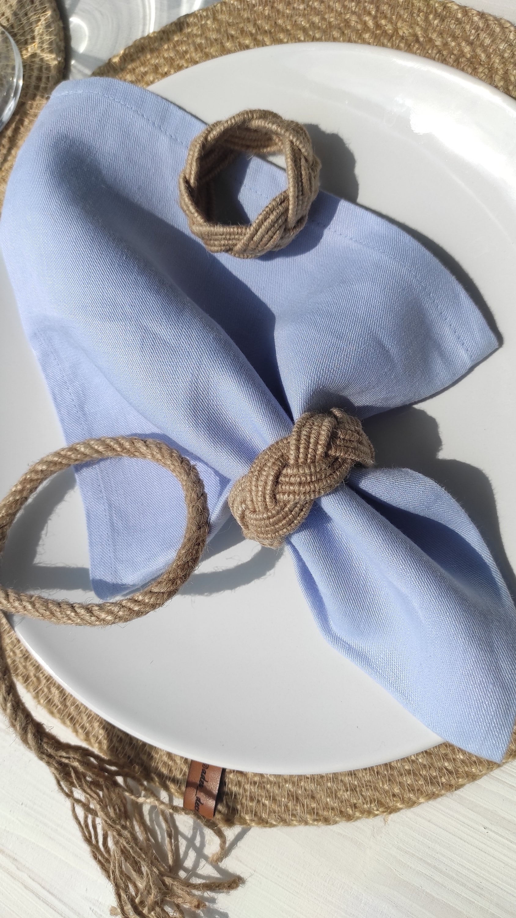 Napkin Ring, Jute Napkin Ring, Rustic Napkin Rings, Handmade Napkin Ring, Wedding Table Decor, Kitchen Table Decor, Farmhouse Table Decor