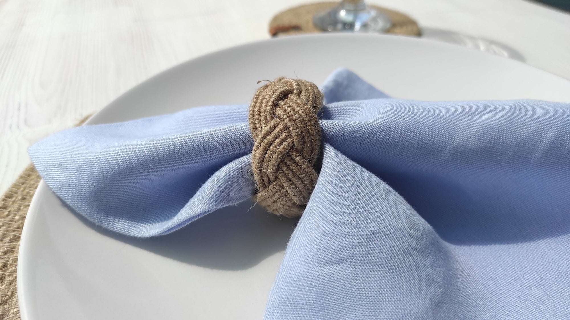 Napkin Ring, Jute Napkin Ring, Rustic Napkin Rings, Handmade Napkin Ring, Wedding Table Decor, Kitchen Table Decor, Farmhouse Table Decor