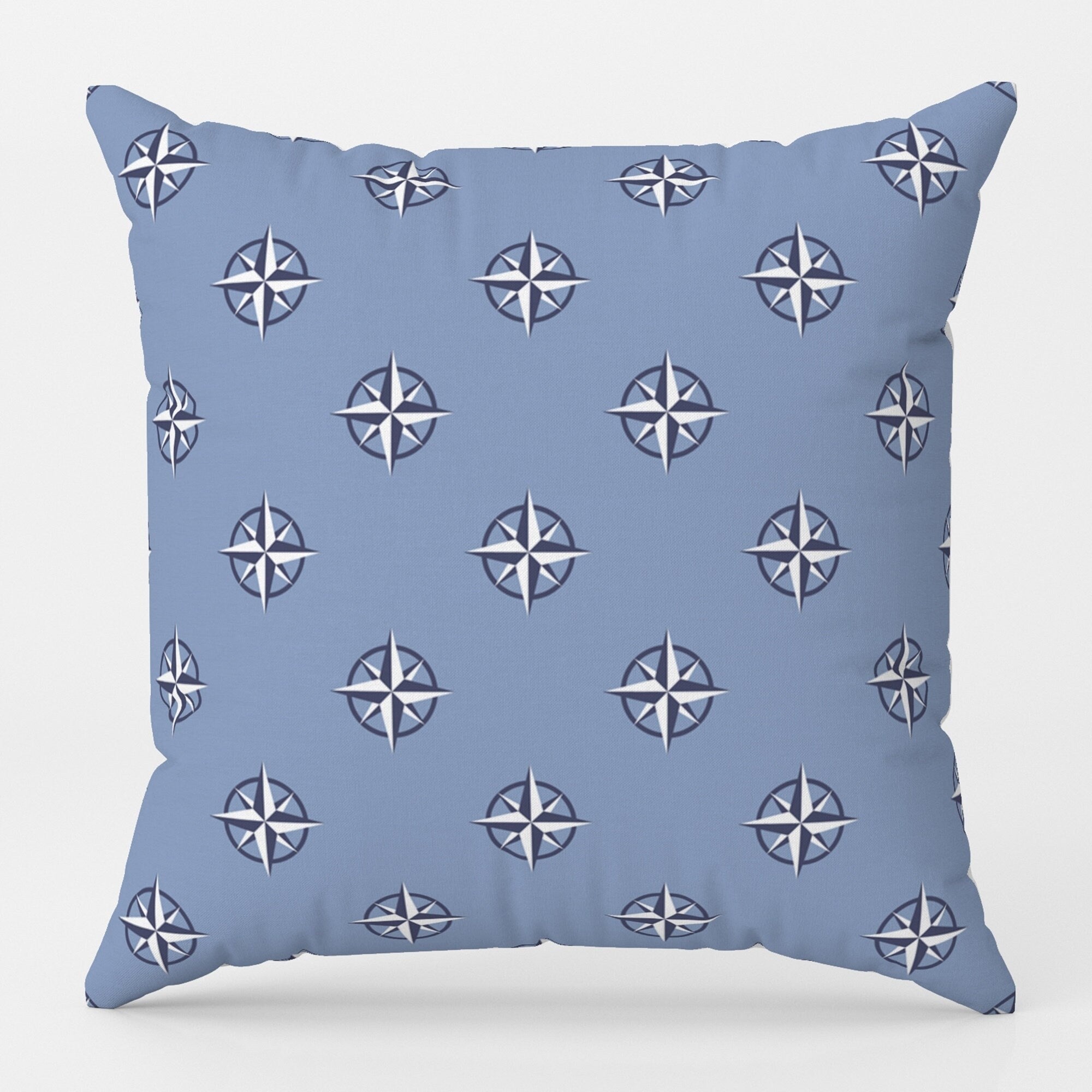 Nautical Pillow Covers, Sailor Anchor Cushion Cover, Beach House Pillow Case, Marine Cushion Cover, Yatch Anchor Throw Pillow Cover