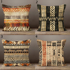 Mudcloth Ethnic Pillow Covers, Tribal Cushion Covers, Mudcloth African Tribal Pillow Cover, Ethnic Rug Pillow Cover, Authentic Pillowcase
