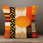 African Mudcloth Ethnic Pillowcase, African Ethnic Pillow Covers, Mudcloth Throw Pillow Cover, African Digital Print Cushion Cover