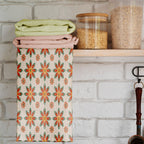 Retro Tea Towels, Retro Flowers Dish Towel, 70s Flowers Tea Towels, Mid Century Modern Hand Towel, Retro Kitchen Towels
