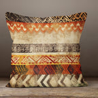 Mudcloth Ethnic Pillow Covers, Tribal Cushion Covers, Mudcloth African Tribal Pillow Cover, Ethnic Rug Pillow Cover, Authentic Pillowcase