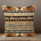 Mudcloth Ethnic Pillow Covers, Tribal Cushion Covers, Mudcloth African Tribal Pillow Cover, Ethnic Rug Pillow Cover, Authentic Pillowcase