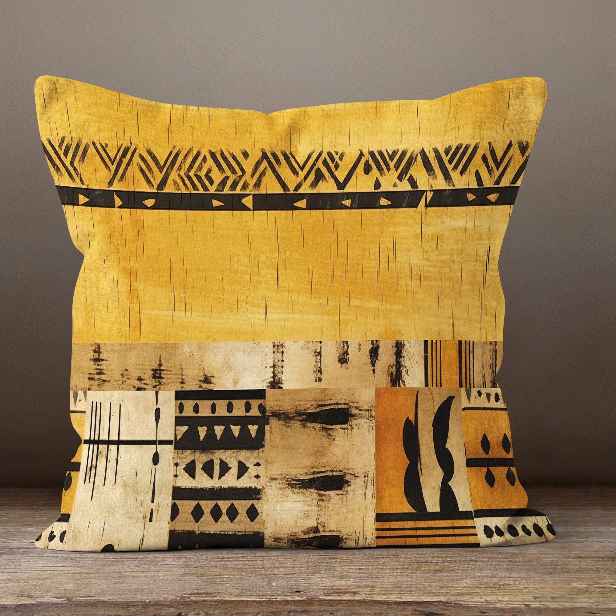 African Mudcloth Ethnic Pillowcase, African Ethnic Pillow Covers, Mudcloth Throw Pillow Cover, African Digital Print Cushion Cover