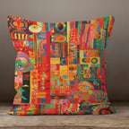 African Mudcloth Ethnic Pillowcase, African Ethnic Pillow Covers, Mudcloth Throw Pillow Cover, African Digital Print Cushion Cover