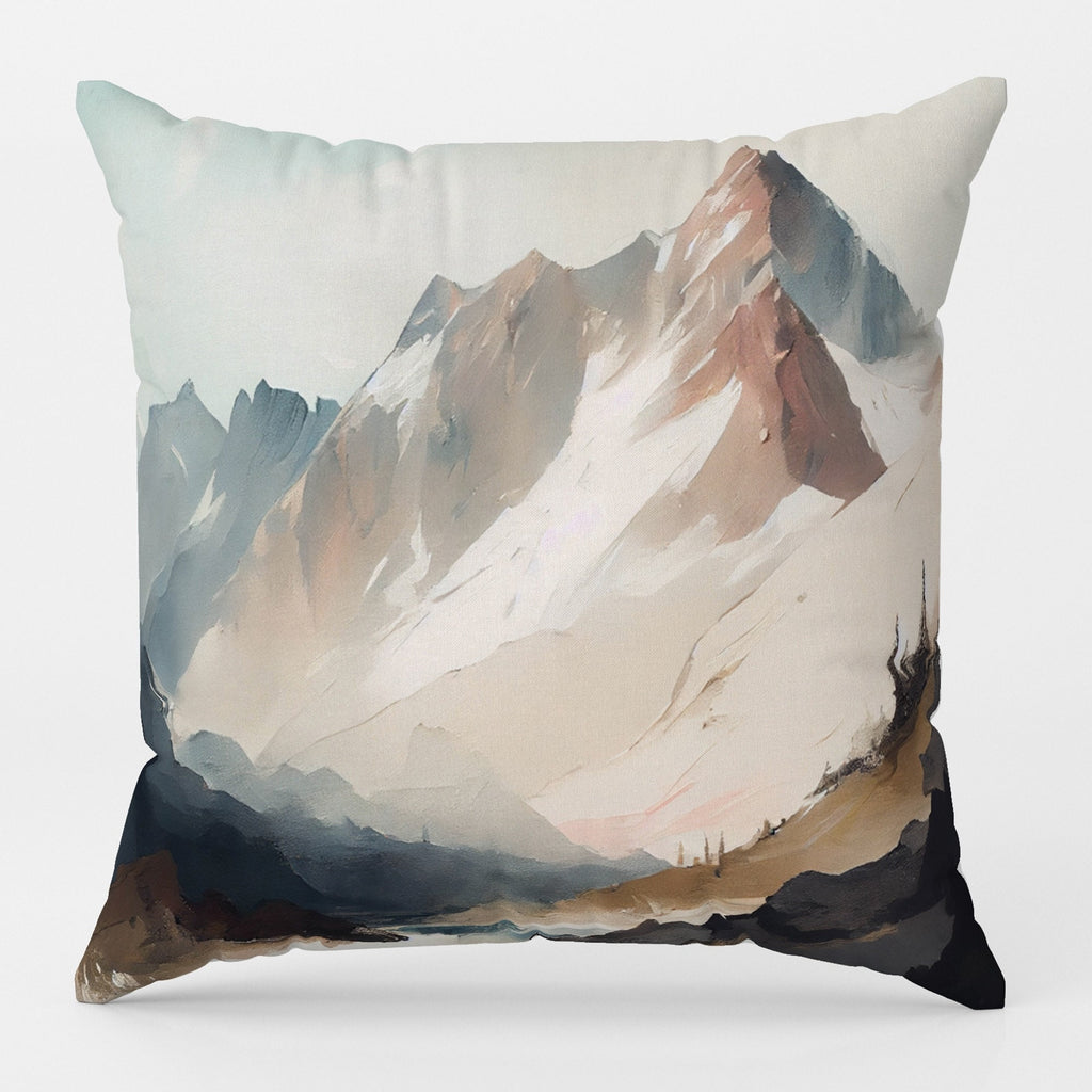 Landscape Pillow Covers, Abstract Mountain Pillow Case, Landscape Cushion Cover, Mountains Throw Pillow Cover, Abstract Landscape Pillowcase