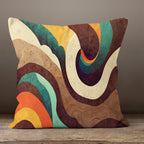 Modern Abstract Pillow Covers, Retro Modern Abstract Pillowcase,  Decorative Abstract Throw Pillow Cover, Modern Abstract Cushion Cover