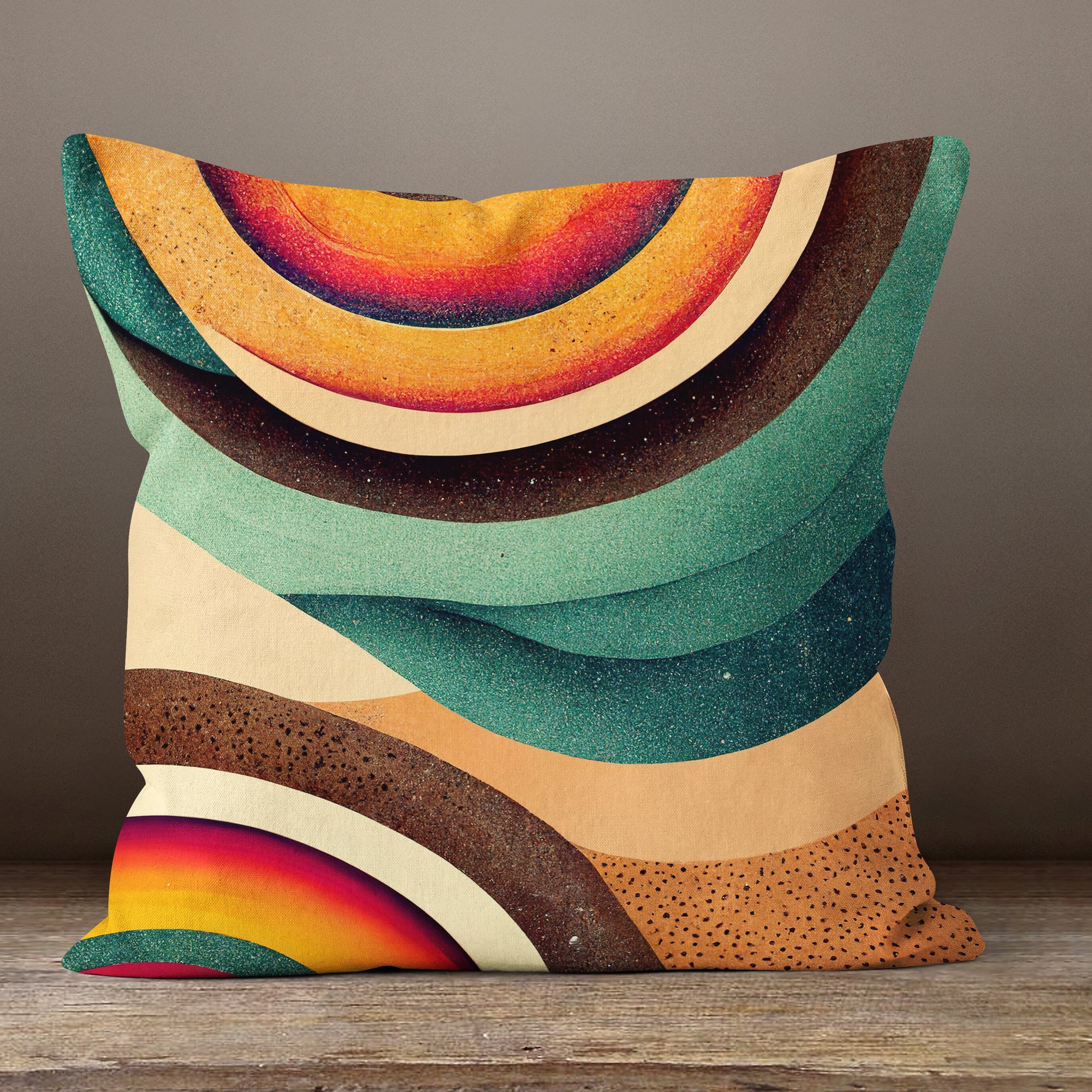 Modern Abstract Pillow Covers, Retro Modern Abstract Pillowcase,  Decorative Abstract Throw Pillow Cover, Modern Abstract Cushion Cover