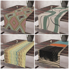 70s Table Runners, Mid Century Modern Abstract Table Runner, Retro Mcm Table Runner, Retro Abstract Table Runner, Retro Party Table Decor