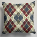 Plaid Pillow Cover, Retro Pillowcase,  Mid Century  Modern Throw Pillow Cover, Retro Abstract  Pillow Case, Geometric Pattern Pillow Cover
