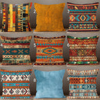 Southwest Throw Pillow Covers, Ethnic Digital Print Pillow Covers, Rug Ethnic Pillowcases, African Mudcloth Pillowcase, Western Pillowcase