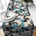 Mid Century Modern Table Runner, Retro Coffee Table Runners, 70s Mod Table Runners, MCM Table Runners, 80s Table Runnes