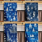 Coastal Kitchen Tea Towel, Nautical Tea Towel, Maritime Hand Towels, Kitchen Hand Towel, Coastal Boat Design Hand Towel, Maritime Dish Towel