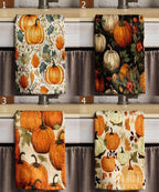 Autumn Pumpkin Tea Towels, Thanksgiving Pumpkin Dish Towel, Fall Orange Pumpkin Kitchen Towels, Pumpkin Harvest Tea Towels, Fall Hand Towel