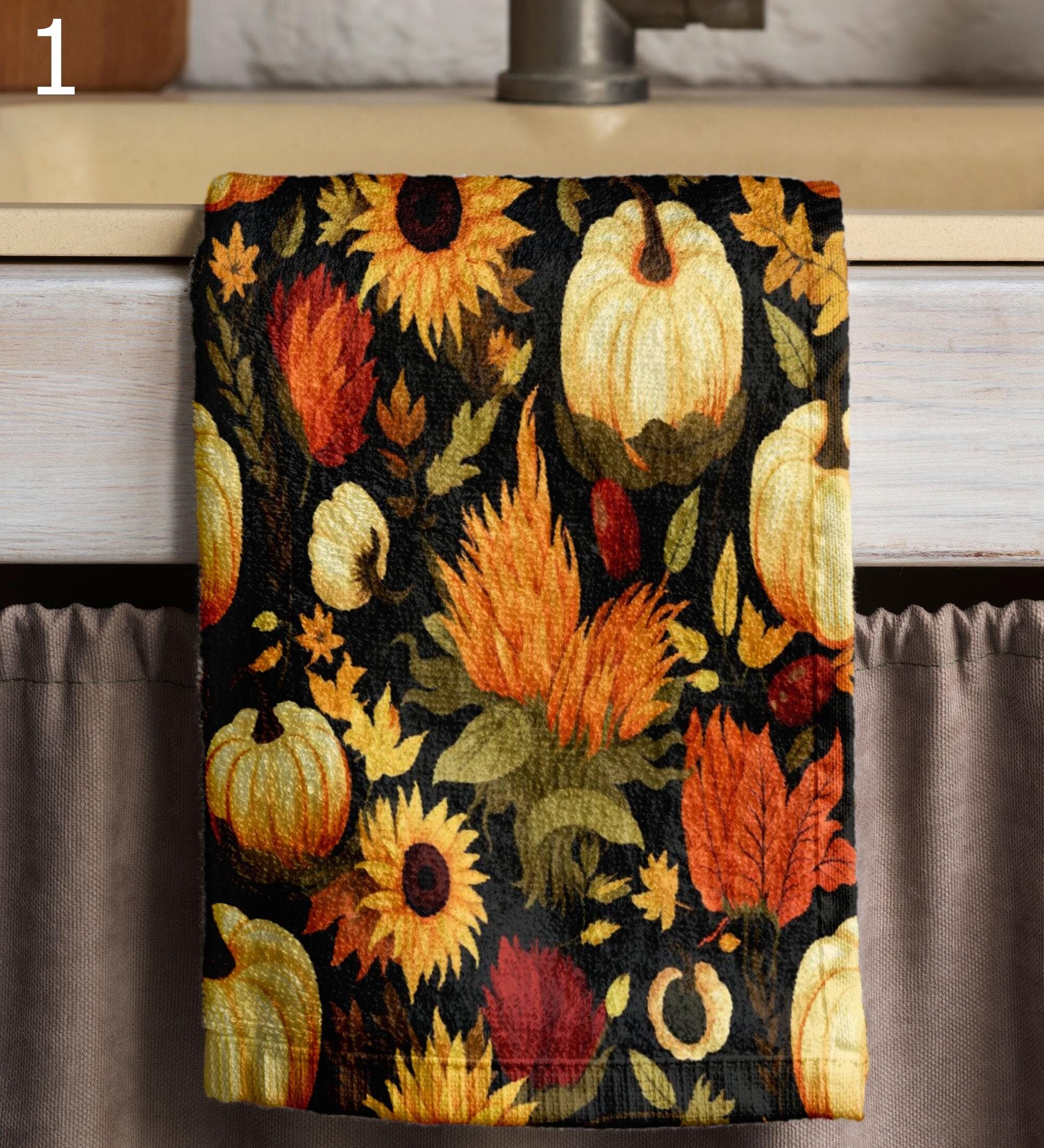 Pumpkin Kitchen Towels, Fall Harvest Tea Towels, Thanksgiving Dish Towels, Autumn Harvest Towels, Rustic Farmhouse Hand Towels, Autumn Gift