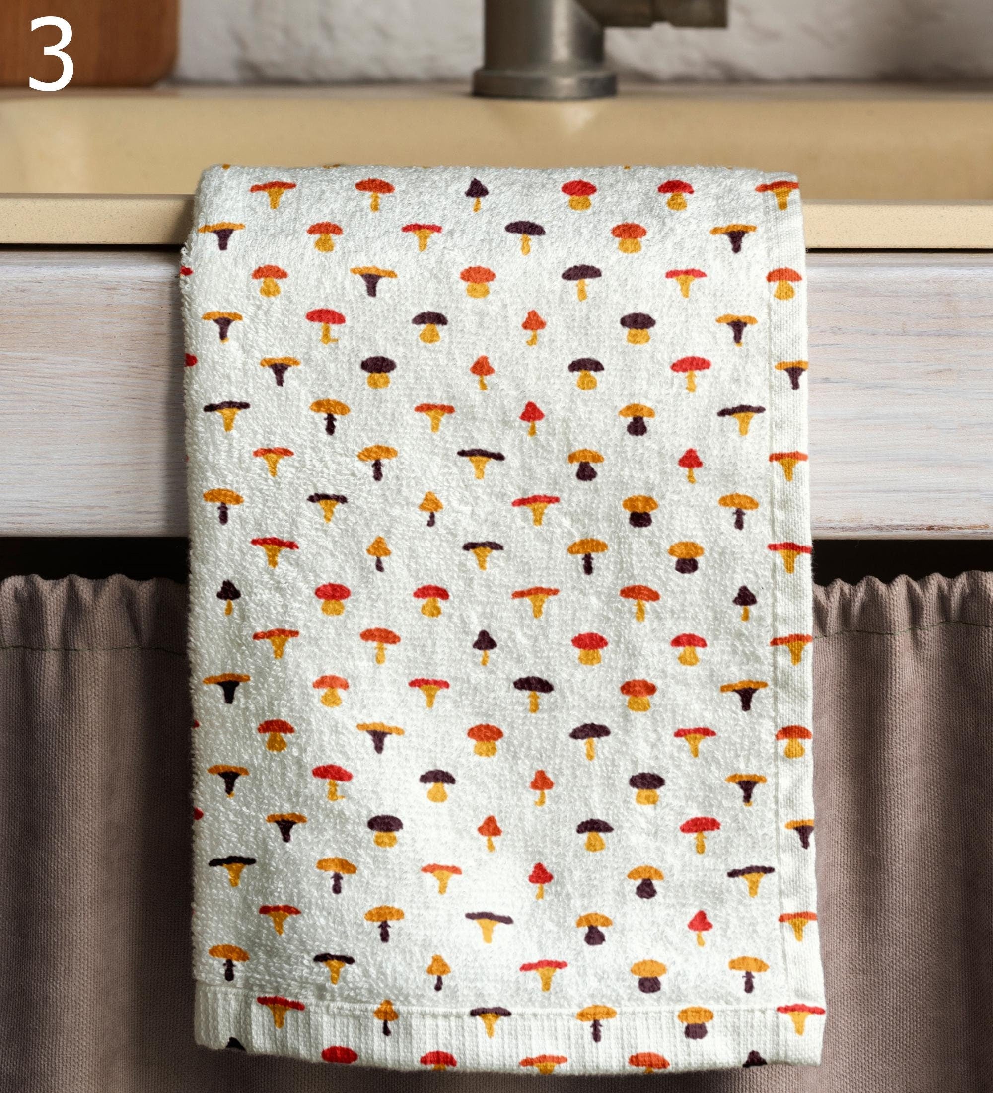 Fall Leaves Kitchen Towel, Autumn Tea Towel, Thanksgiving Dish Towels, Seasonal Kitchen Decor, Farmhause Autumn Tea Towels