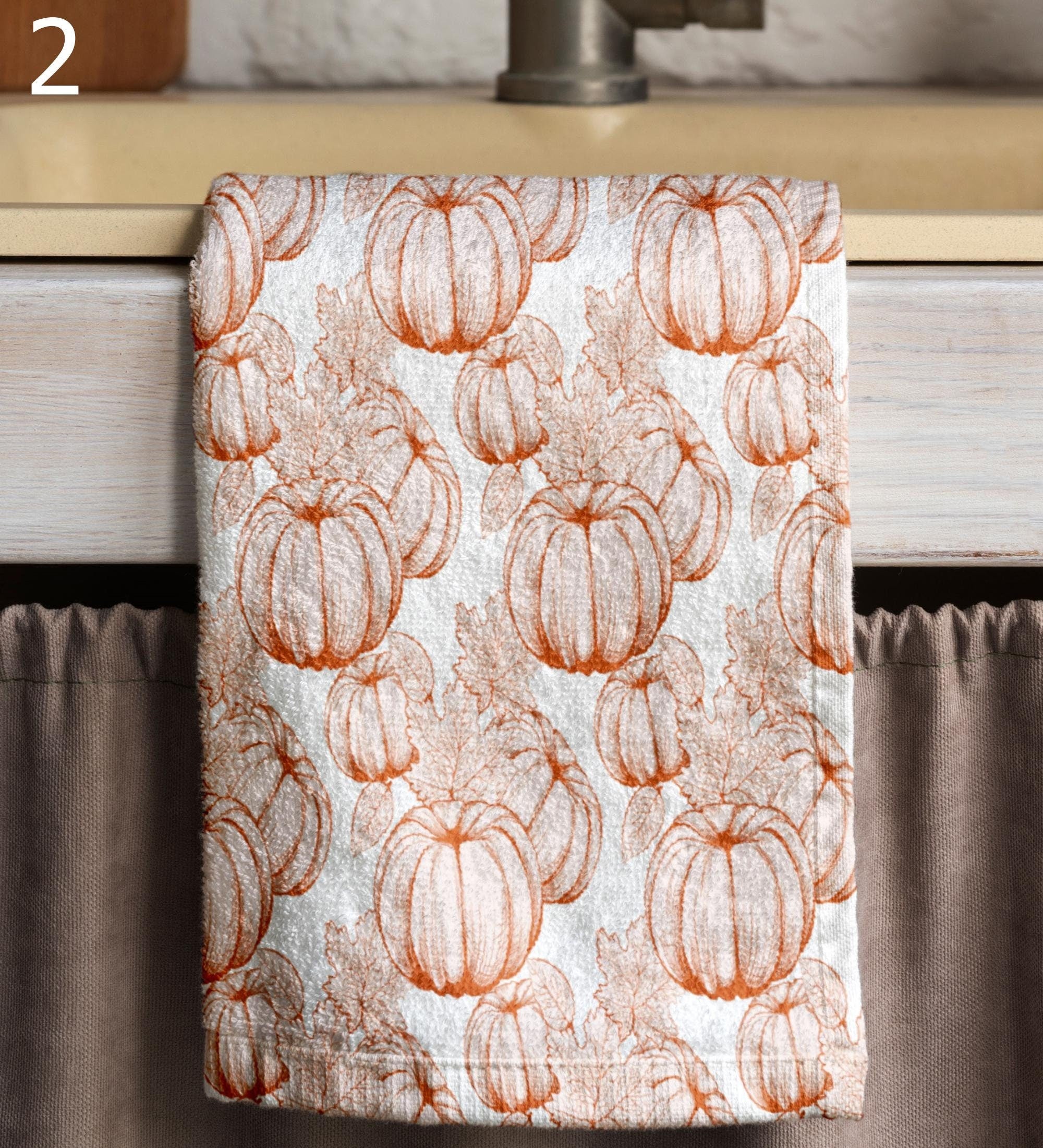Autumn Leaves Tea Towels, Thanksgiving Dish Towel, Fall Kitchen Towels, Harvest Tea Towels, Fall Hand Towel
