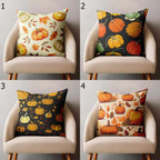 Autumn Pumpkin Pillowcase, Fall Throw Pillow Covers, Thanksgiving Pillow Covers, Thanksgiving Pumpkin Harvest Cushion Cover, Fall Home Decor