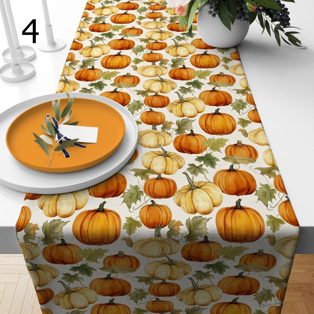 Thanksgiving Tablecloth, Fall Table Decor, Thanksgiving Table Runner, Fall Table Runner, Thanksgiving Table Runner Gift, Autumn Table Runner