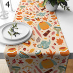 Autumn Pumpkin Table Runner, Thanksgiving Party Table Runner, Fall Harvest Runners, Fall Seosonal Party Runners, Thanksgiving Table Runners