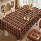 Fall Plaid Tablecloth, Fall Themed Gingham Table Covers, Autumn Checkered Tablecloths, Fall Buffalo Plaid Table Linens
