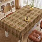 Thanksgiving Plaid Tablecloths, Fall Buffalo Plaid Table Linens, Fall Gingham Table Covers, Autumn Checkered Party Table Decor