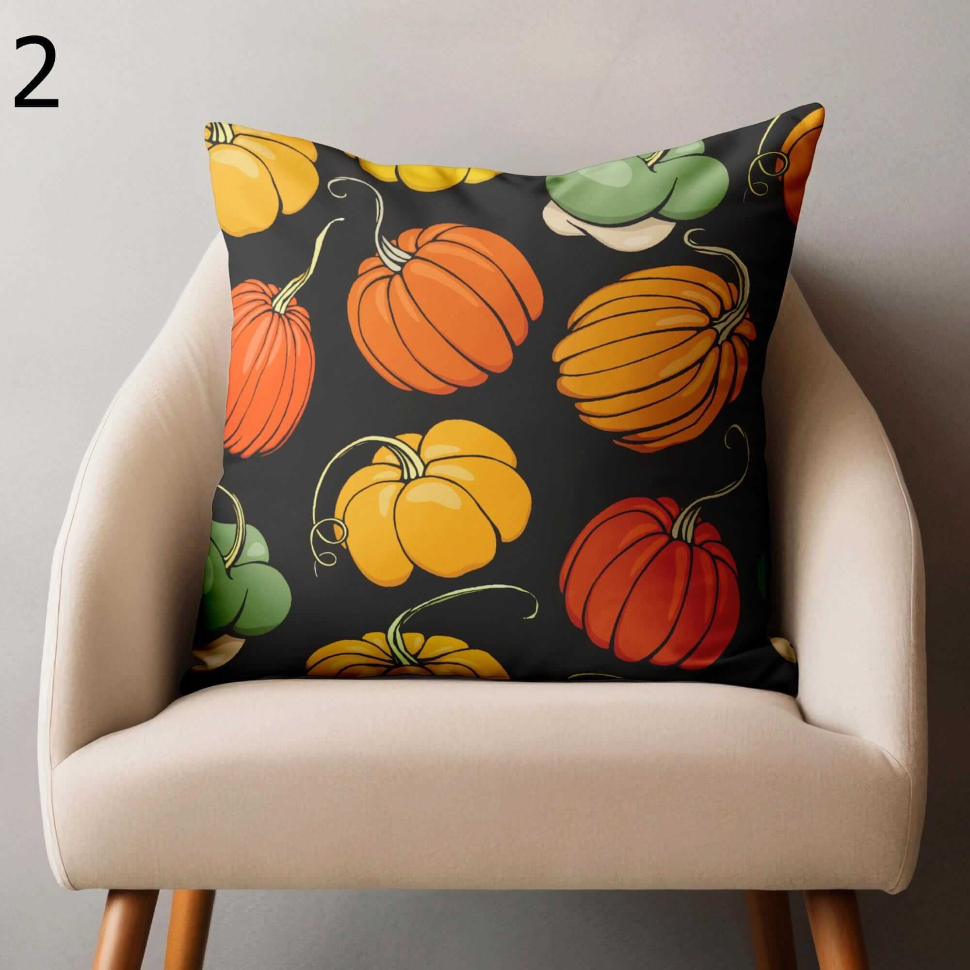 Autumn Pumpkin Pillowcase, Fall Throw Pillow Covers, Thanksgiving Pillow Covers, Thanksgiving Pumpkin Harvest Cushion Cover, Fall Home Decor