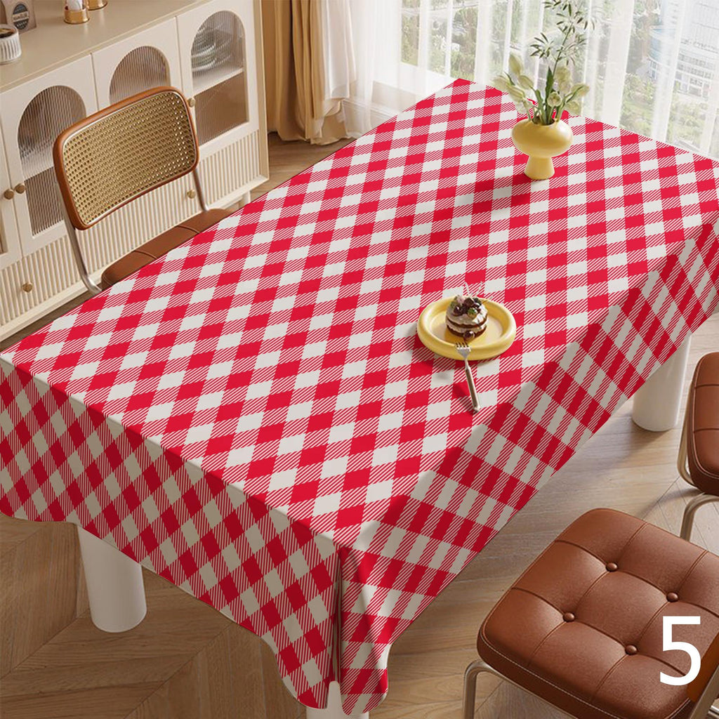 Fall Buffalo Plaid Table Covers, Fall Gingham Tablecloth, Autumn Plaid Tablecloth, Thanksgiving Printed Tablecloth, Picnic Tablecloth