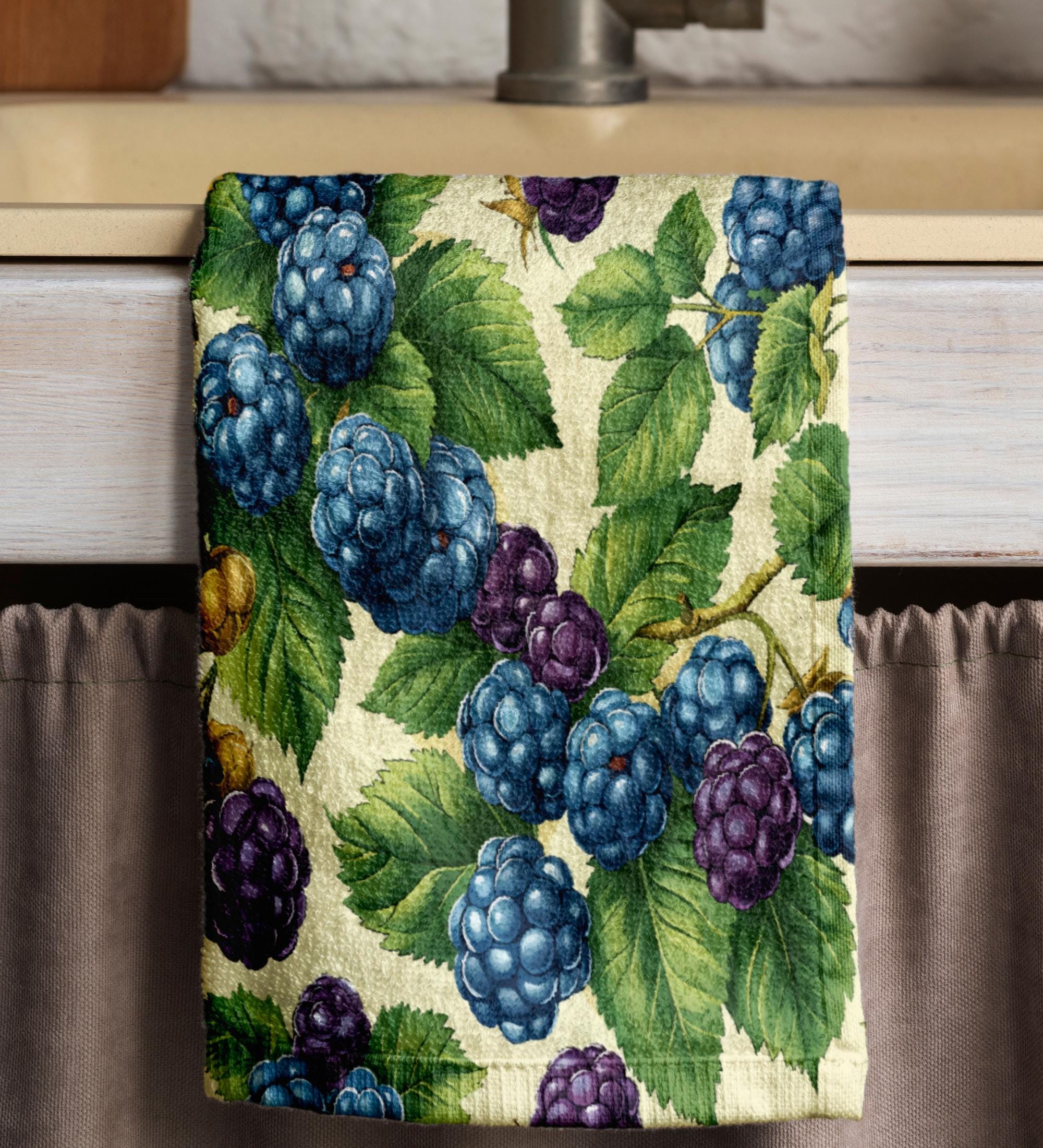 Fresh Fruit Dish Towel, Fruit Hand Towels, Colorful Fruit Kitchen Towels, Fruit Kitchen Decor Towels, Multicolor Summer Fruit Tea Towels