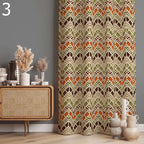 Tribal Ethnic Curtains, Boho Aztec Drapes, Southwestern Inspired Window Panels, Ethnic Aztec Panel Curtains